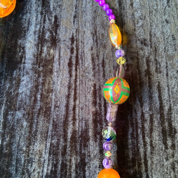 World Tribe Purple Treasure Necklace - Picture 5 of 9